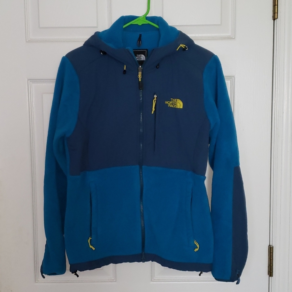 North Face Hooded Denali Fleece Full Zip Jacket M